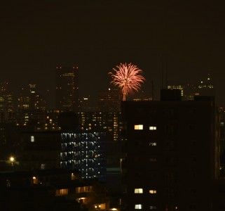 大阪天神祭奉納花火
